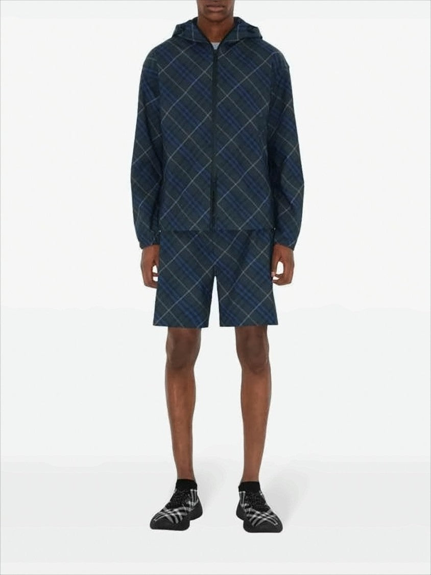 Classic Plaid Hooded Jacket