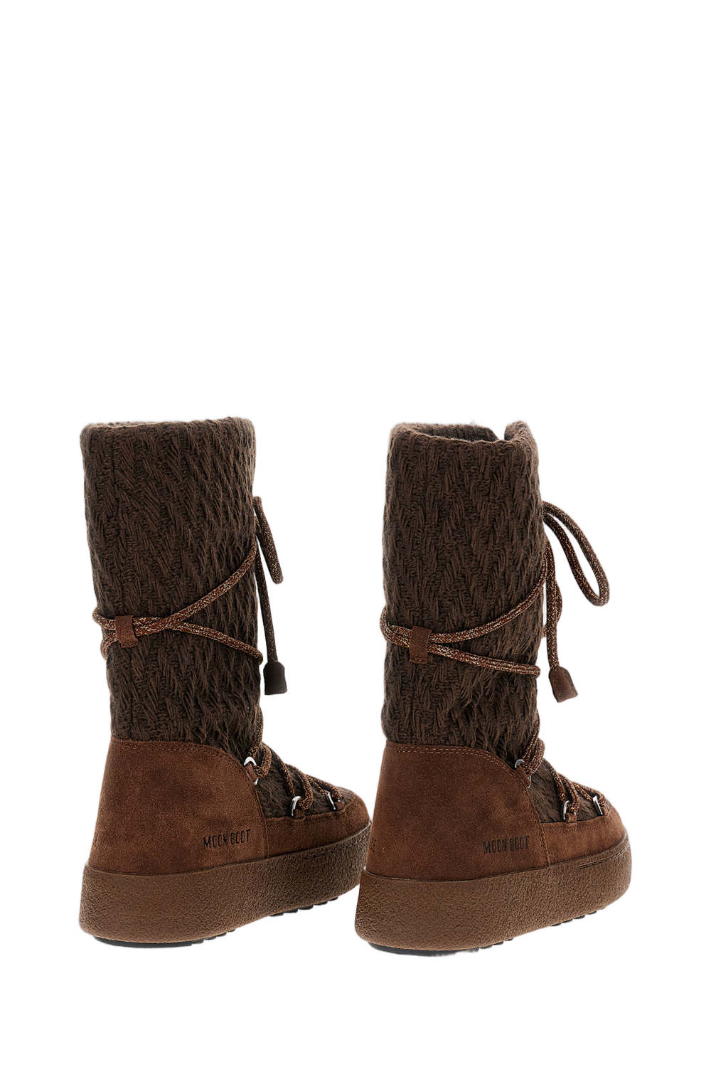 Knitted High-Top Moon Boot