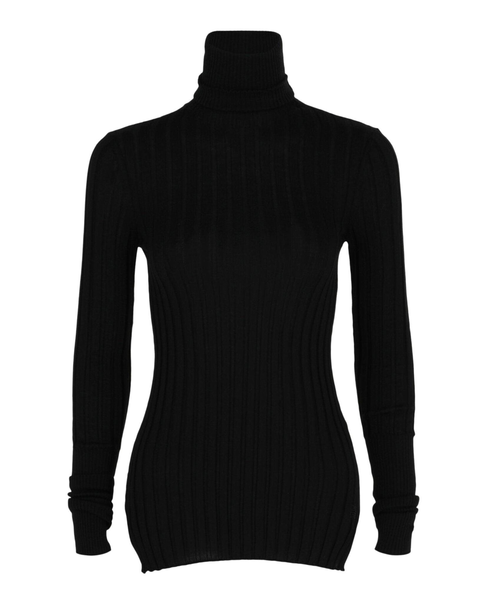 Rolled Neck Long-Sleeve Sweater