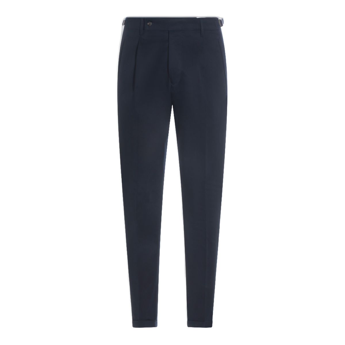Tailored Slim Fit Trousers with Subtle Pleats