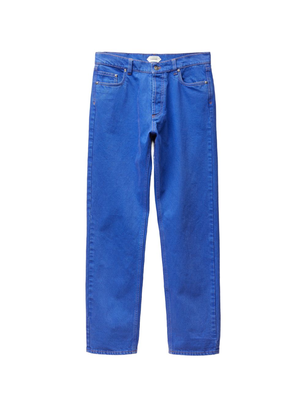 Relaxed-Fit Blue Jeans With Classic Five-Pocket Design