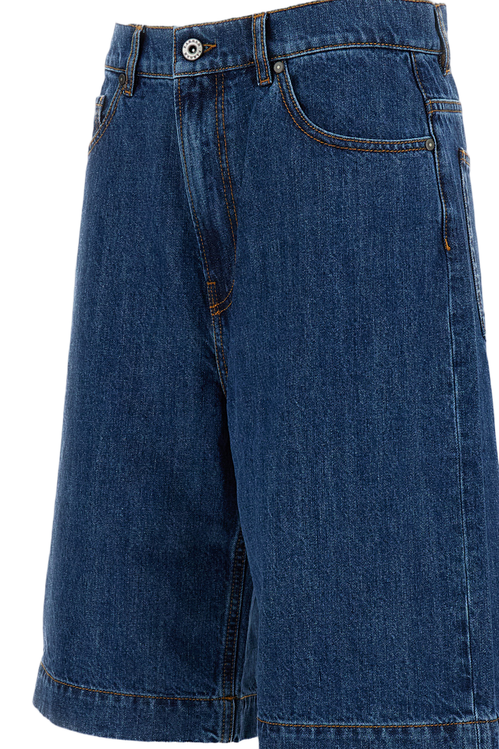 Baggy Bermuda Shorts With Classic 5-Pocket Design