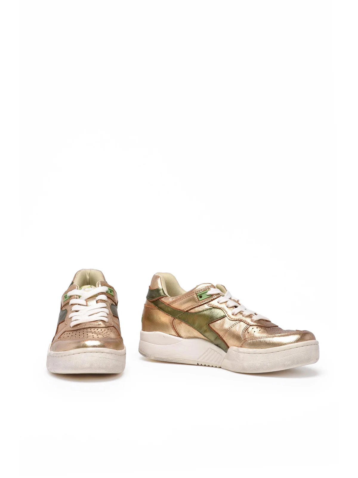 Gold Leather B.560 Sneakers
