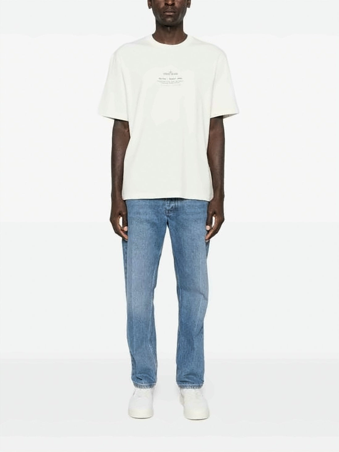 Relaxed Fit Off-White T-Shirt
