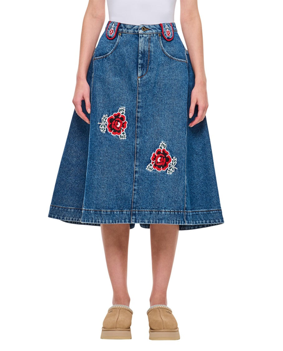 Abi Denim Miid Skirt
