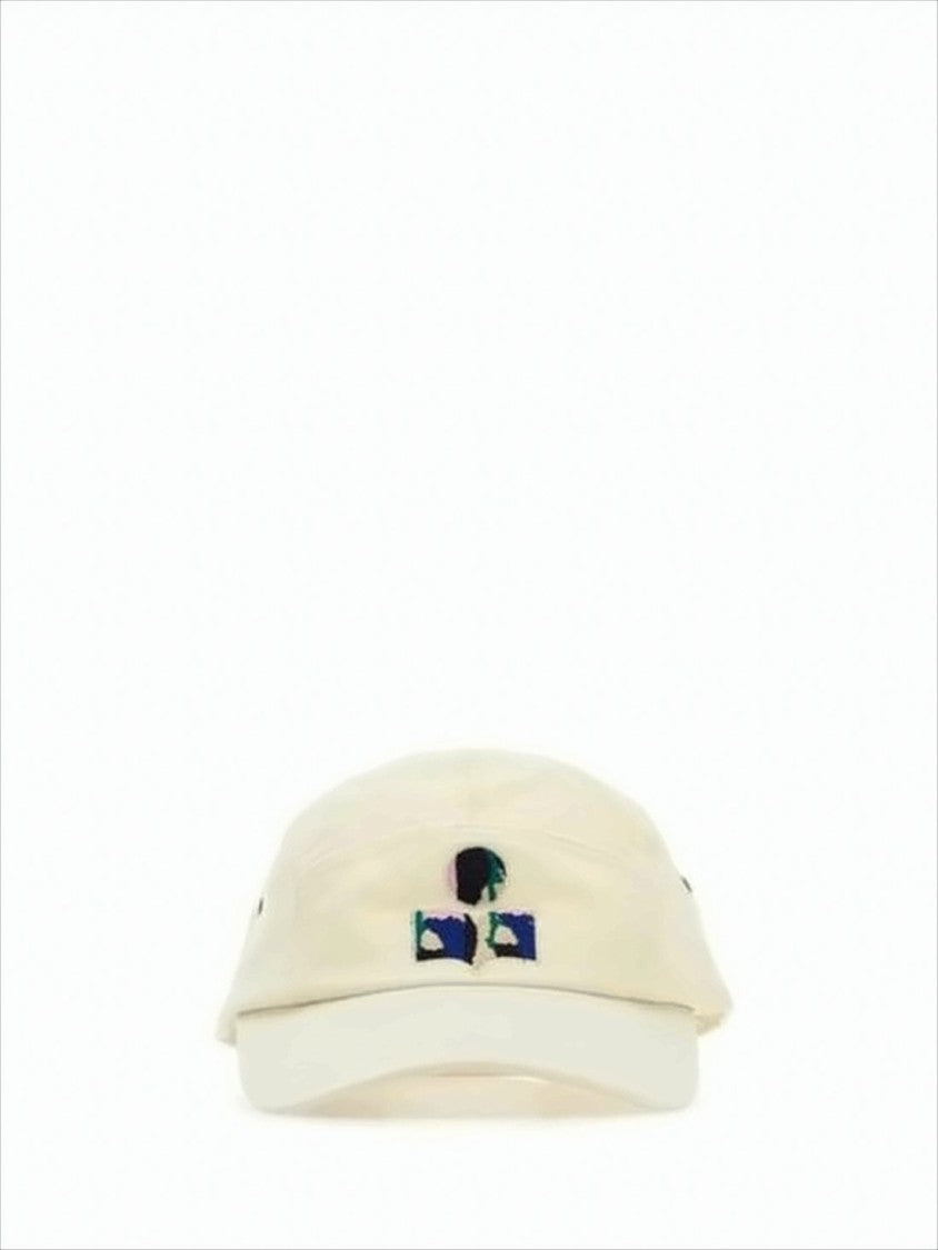 Structured Cotton Cap with Minimalist Embroidery