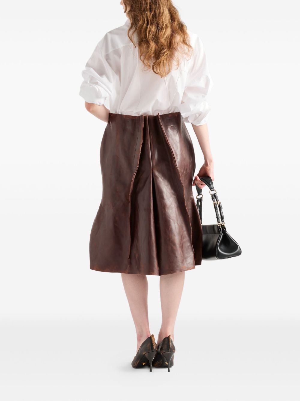 Timeless White Cotton Shirt With Pointed Collar
