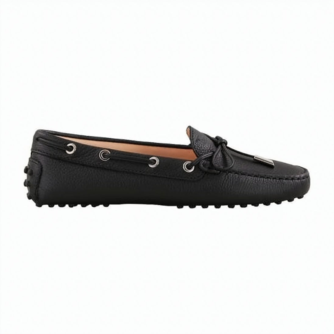 Pebbled Leather Loafers