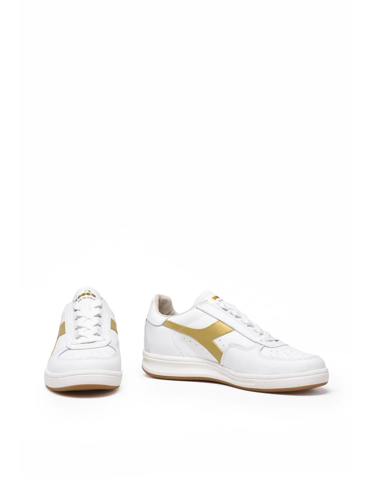 White Gold Leather B.Elite Sneakers