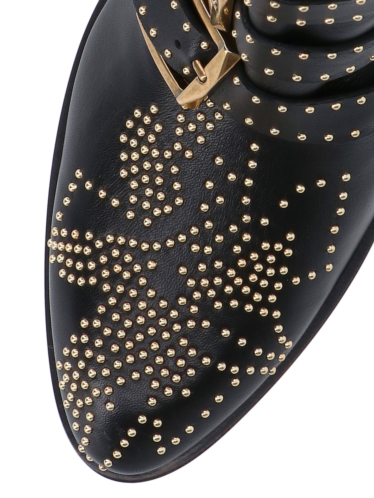 Black Nappa Leather Ankle Boots