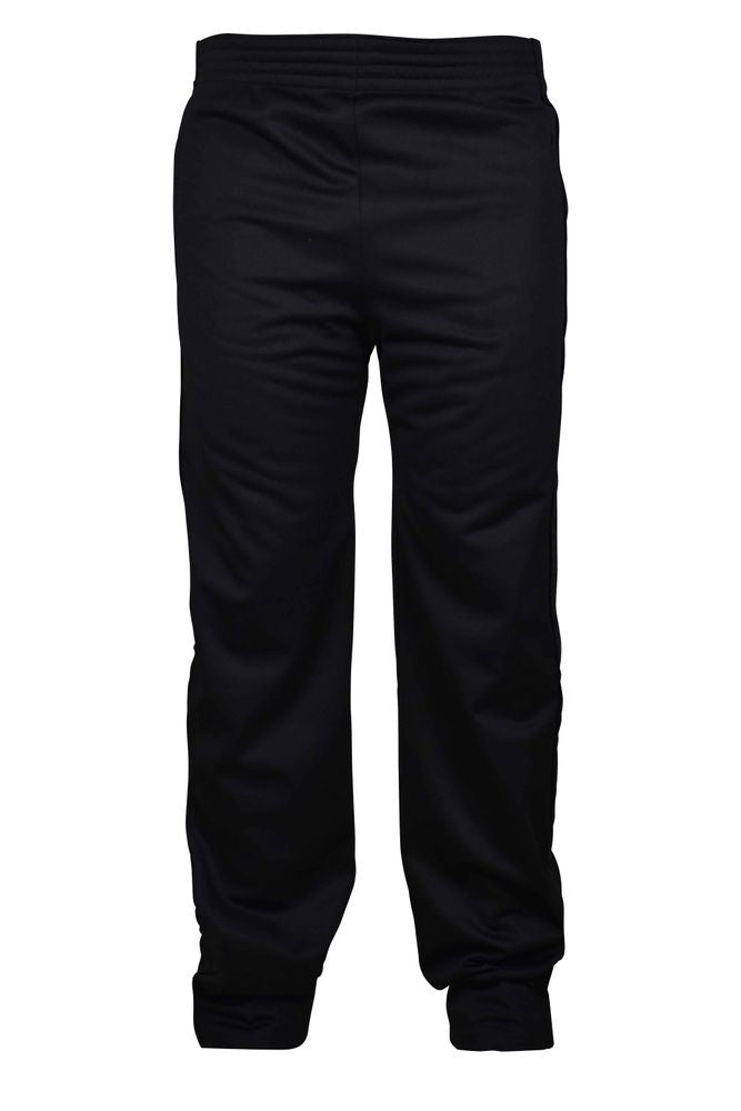 Black Tapered Jogging Pants With Signature Accents