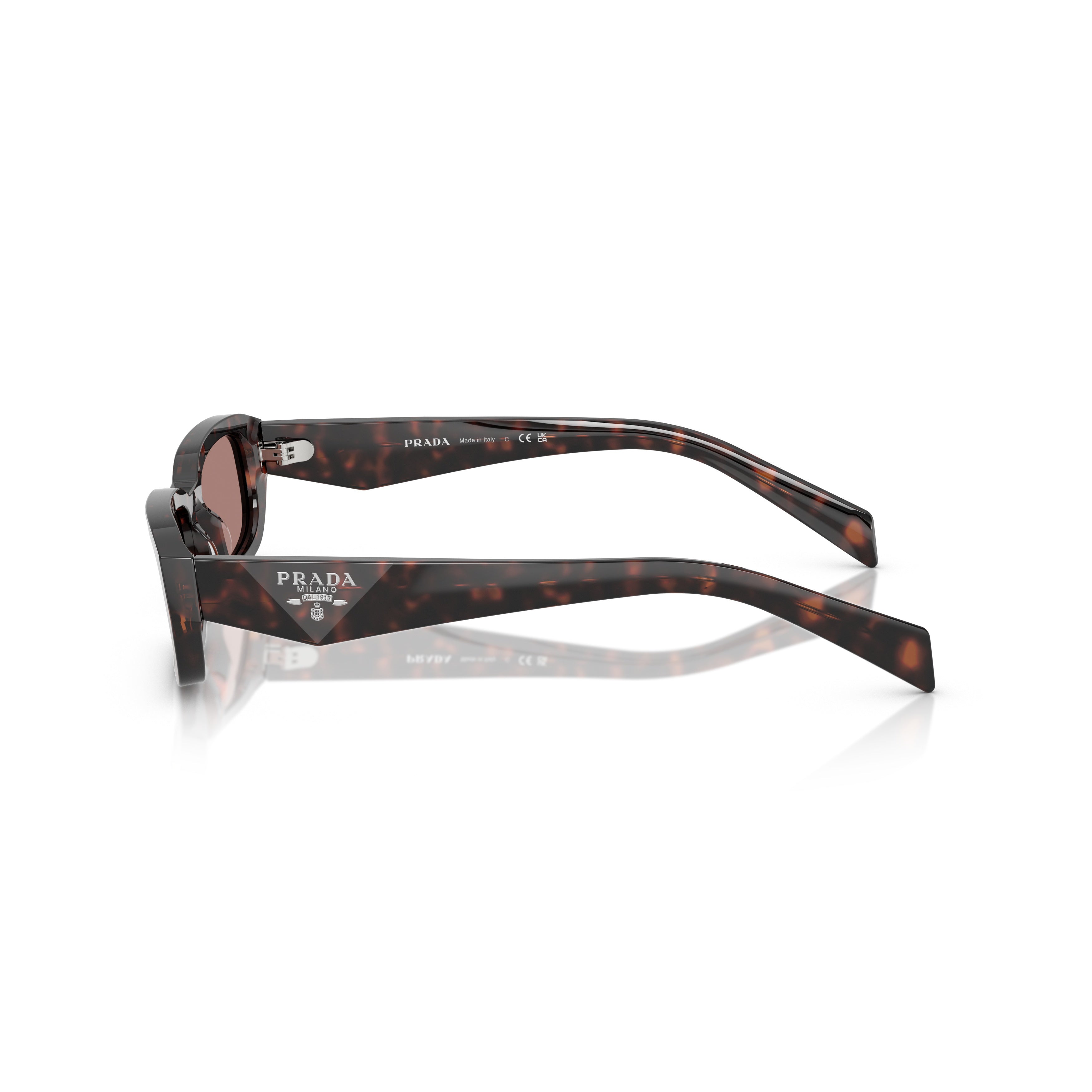 0pr B06s Rectangular Tortoiseshell Acetate Sunglasses
