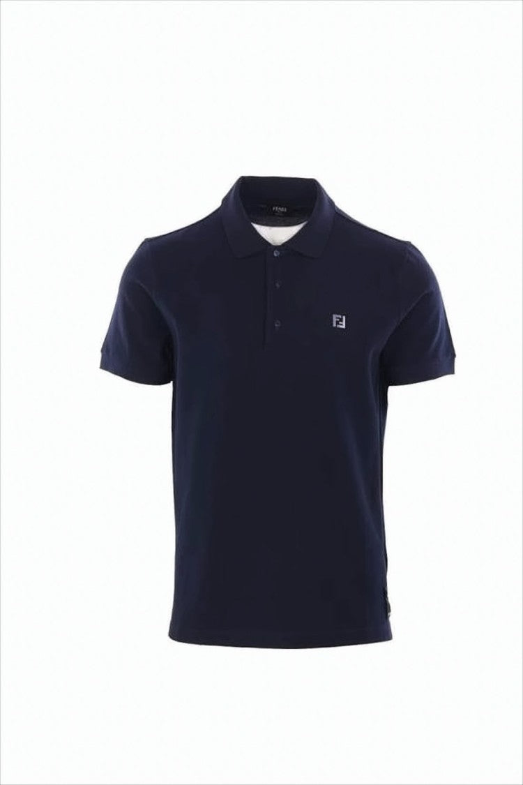 Structured Navy Polo Shirt With Iconic Emblem
