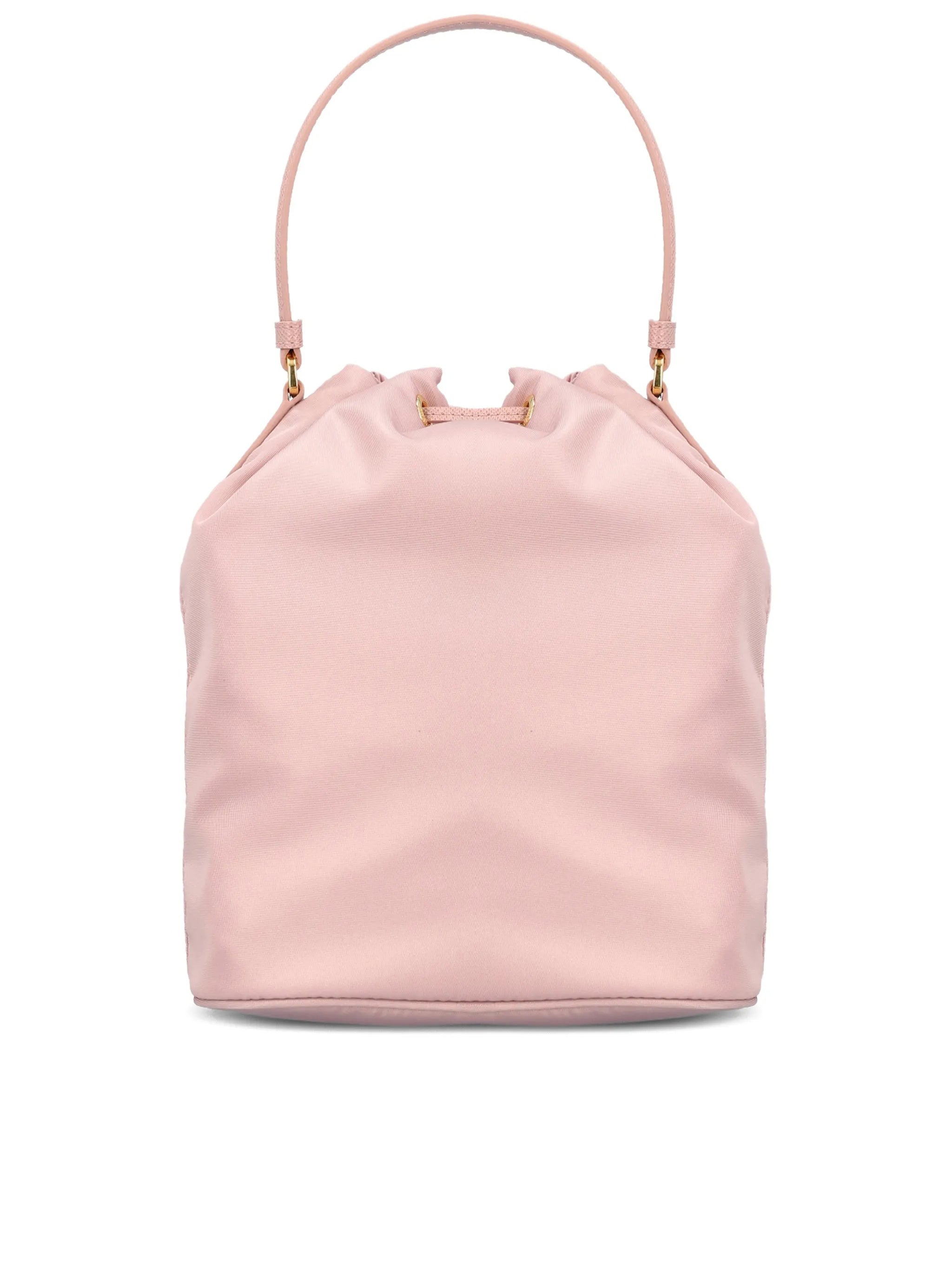 Soft Pink Duet Re-Nylon Bucket Bag