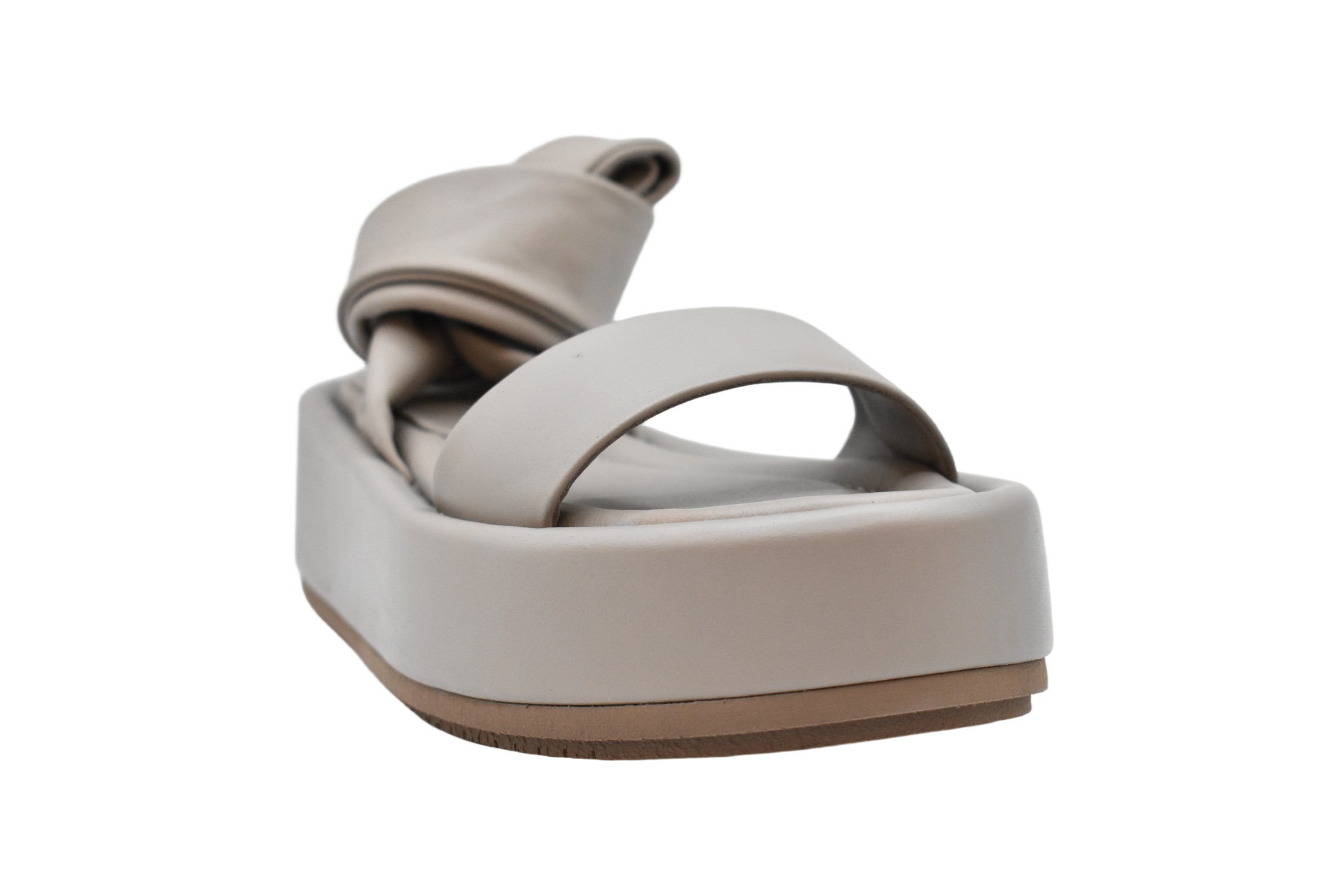 Dove Grey Platform Sandals