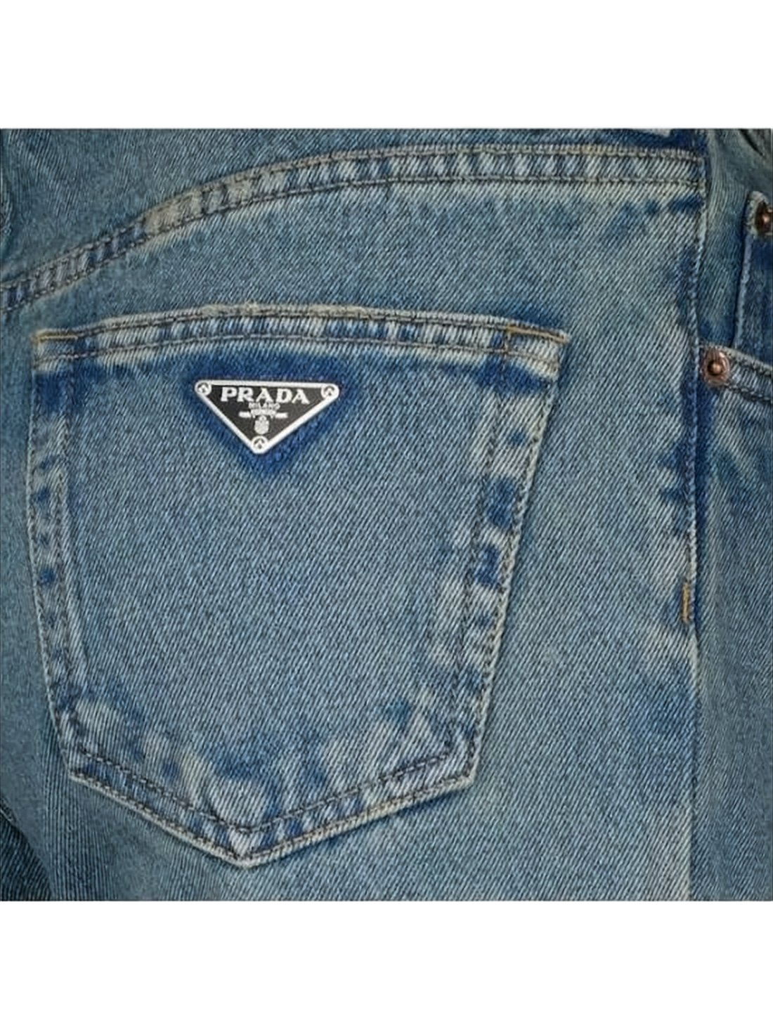 Classic Straight-Leg Denim Pants