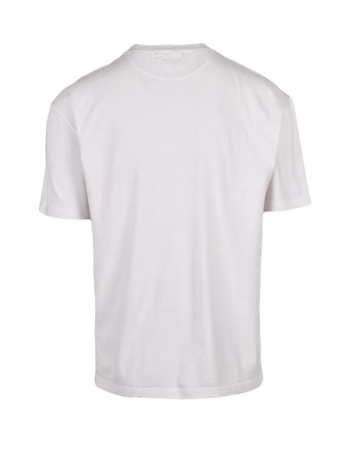 Beige Men Cotton T-shirt