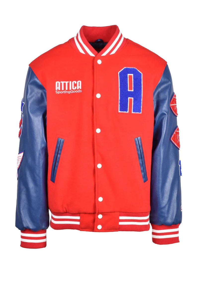 College Jacket - Blue/Red