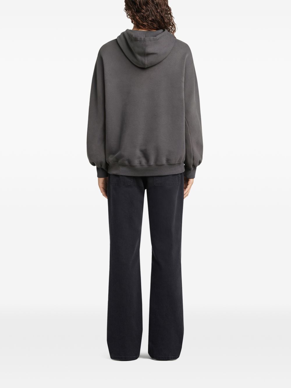 Relaxed Fit Grey Hoodie