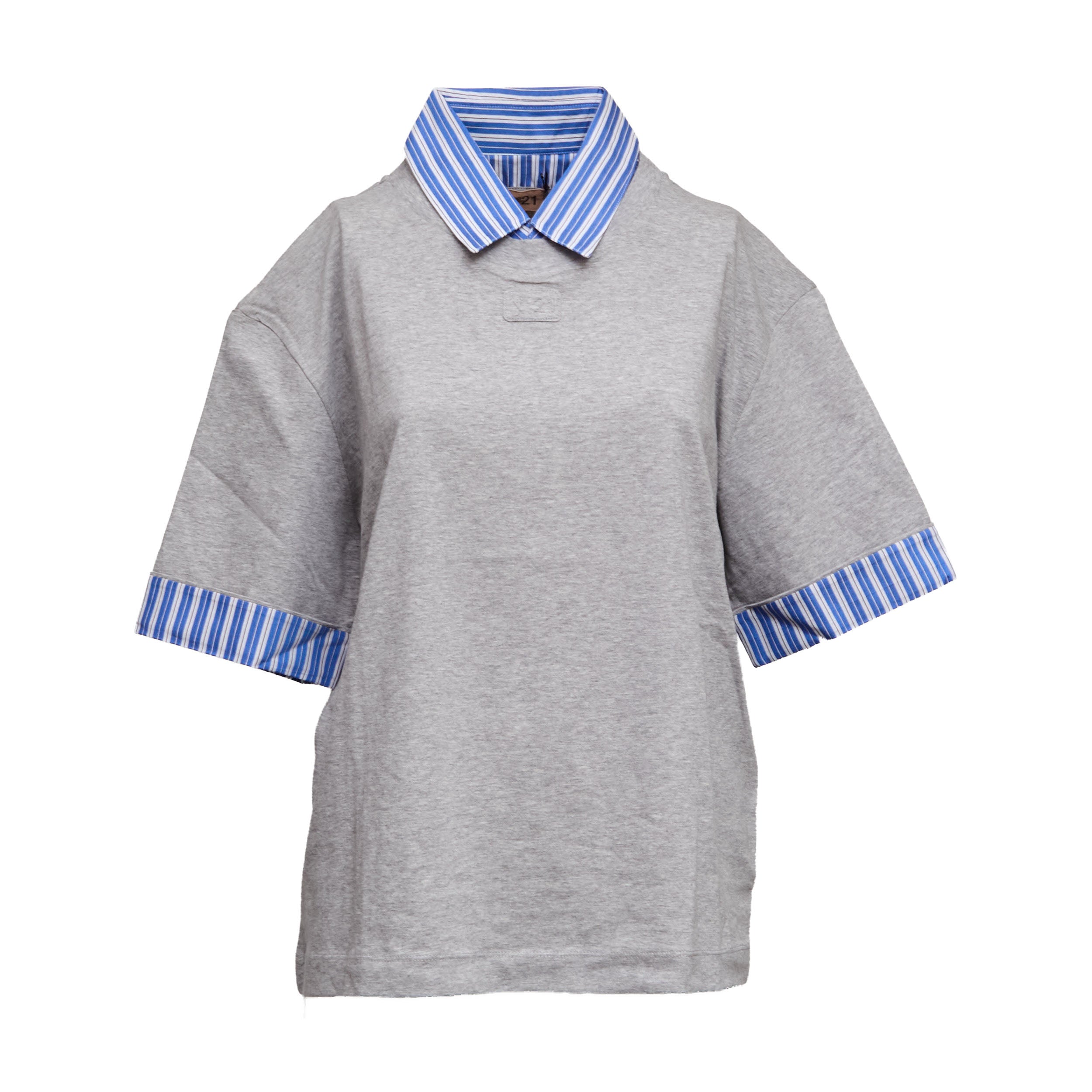 Contrast Detail T-Shirt