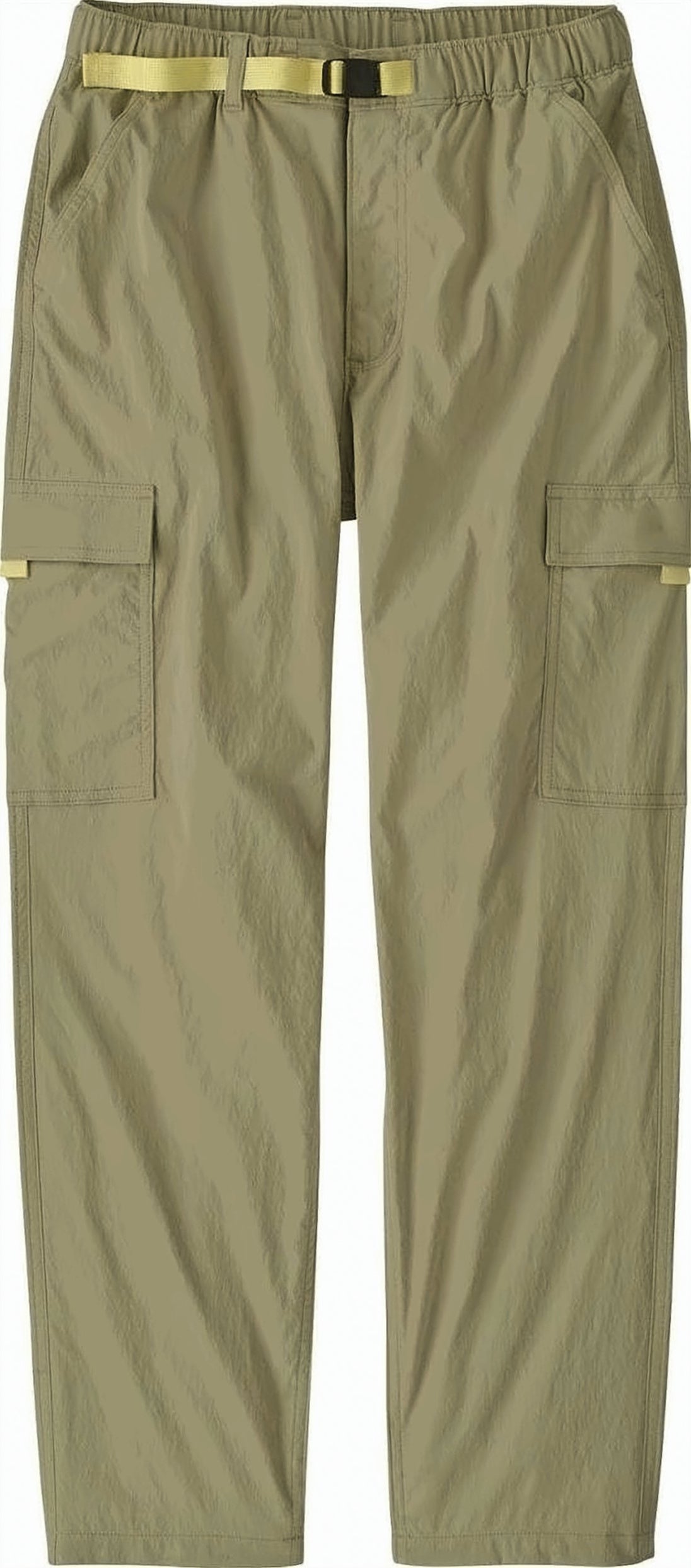 Relaxed Fit Straight Pants with Cargo Pockets
