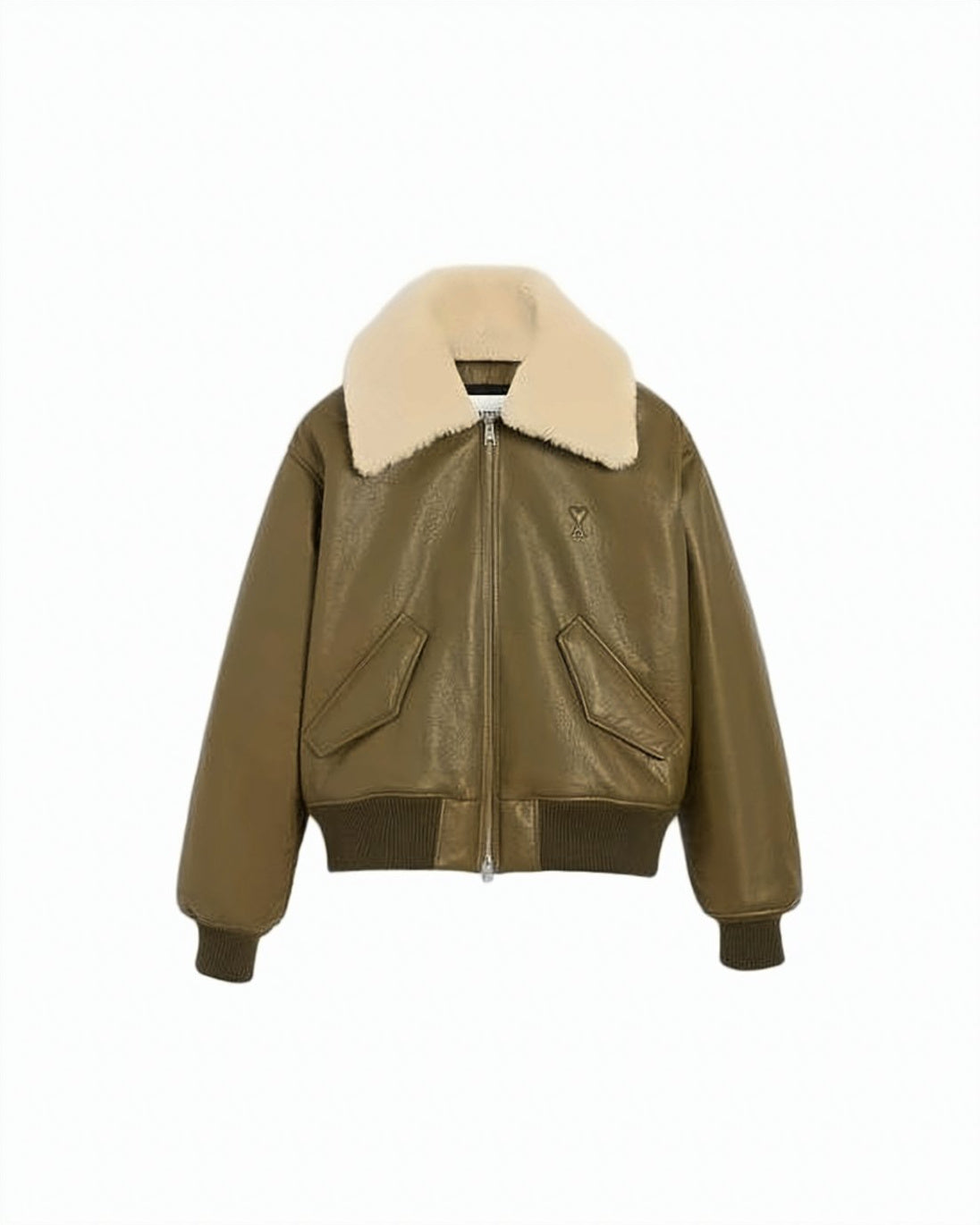 Cropped Leather Jacket