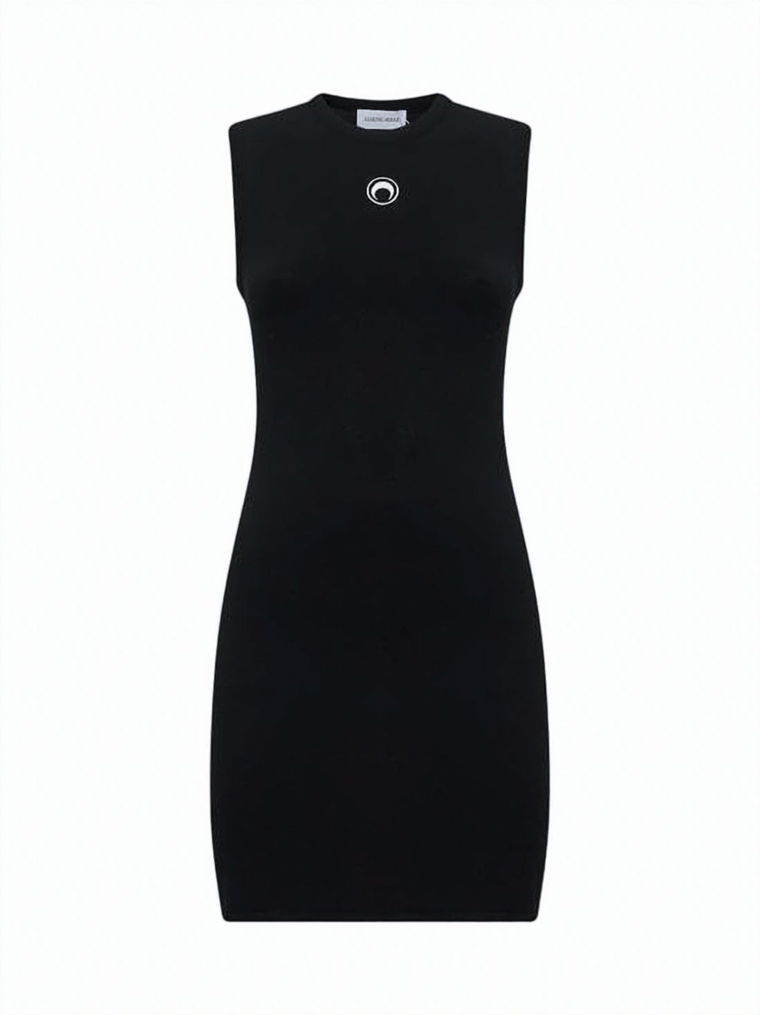 Sleeveless Mini Dress with Round Neckline