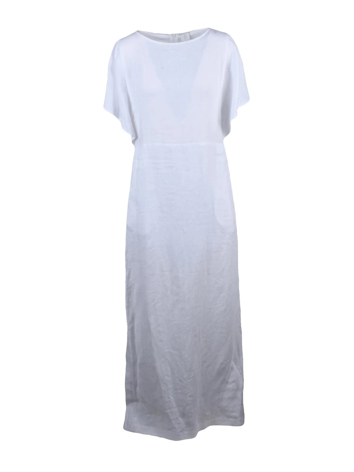 White Long Linen Dress