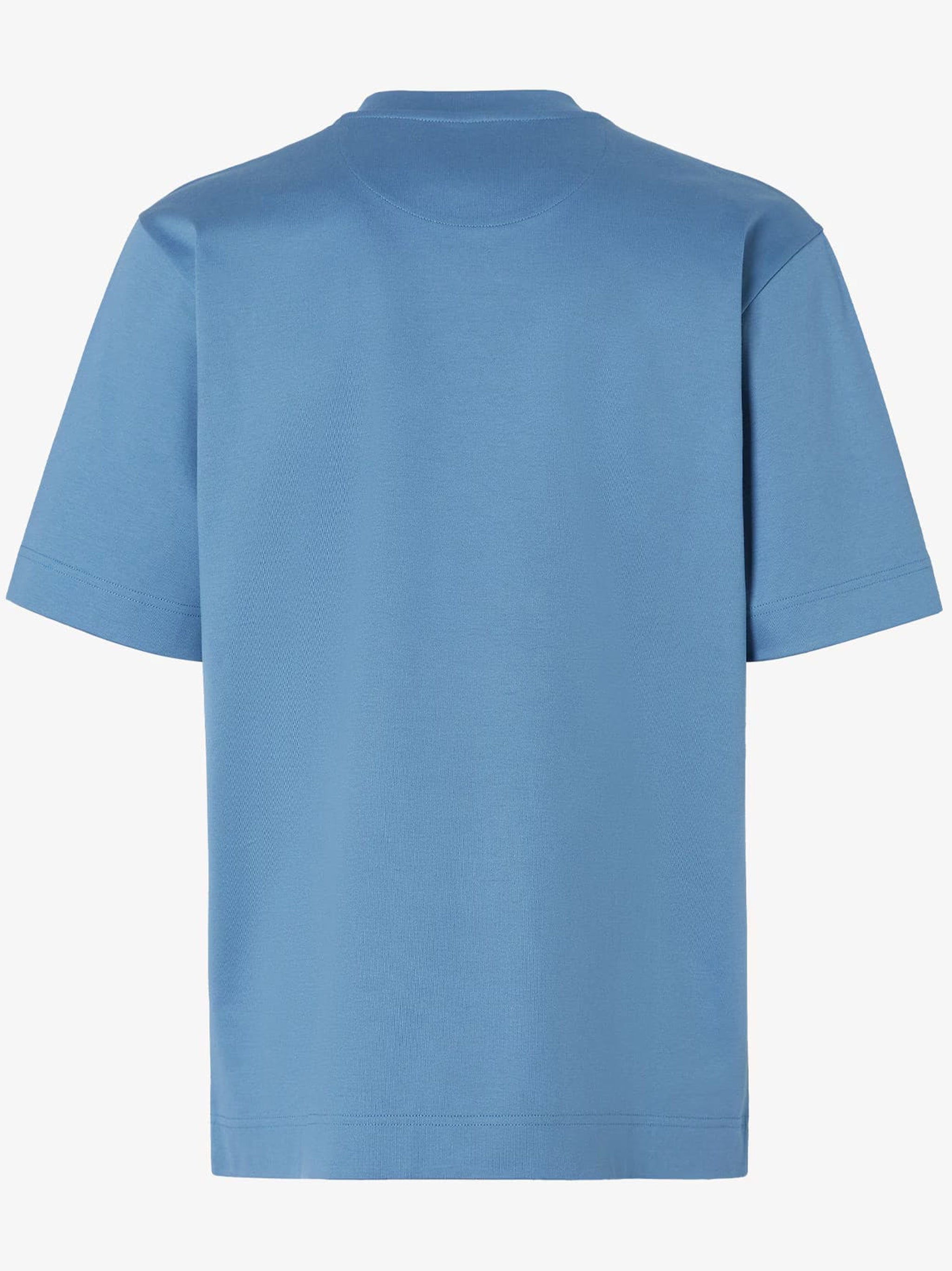 Relaxed-Fit Blue Logo Detail T-Shirt