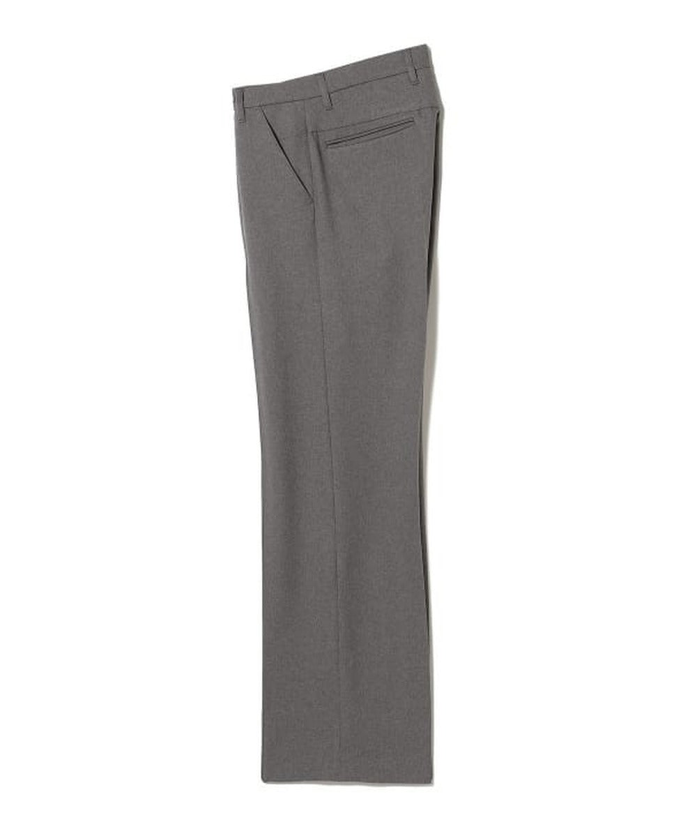 Semi-Wide Grey Trousers With Straight Silhouette