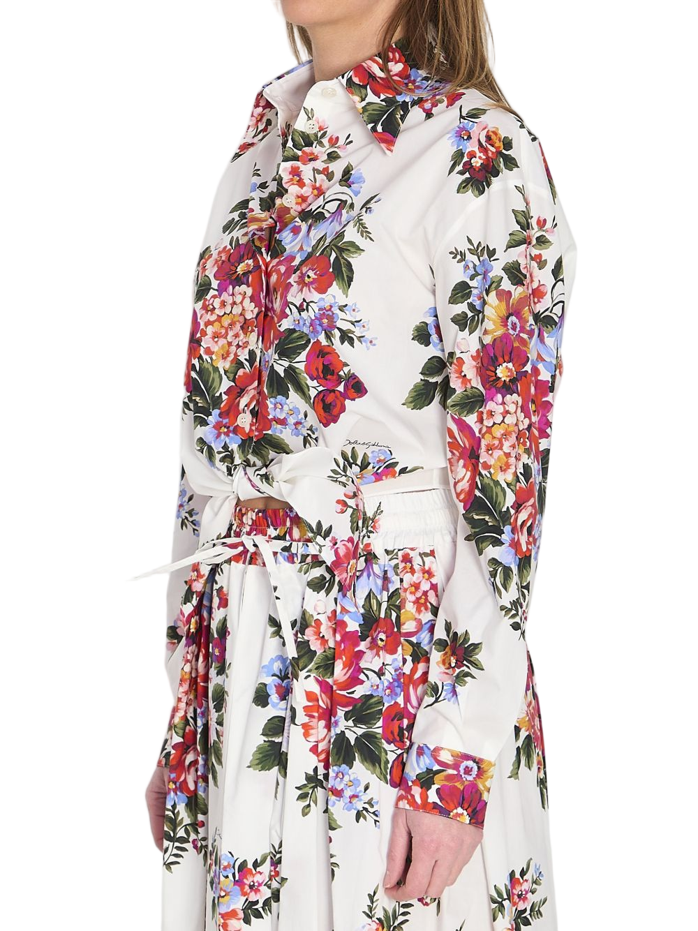 Floral Print Cotton Shirt