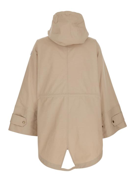 Loose-Fitting Boxy Jacket With Adjustable Hood And Functional Pockets
