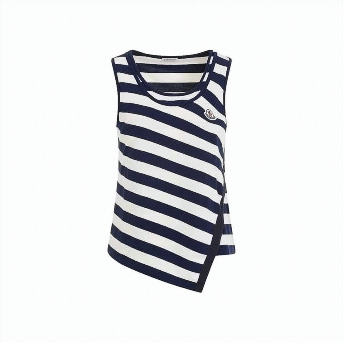 Sleeveless Striped Cotton Top