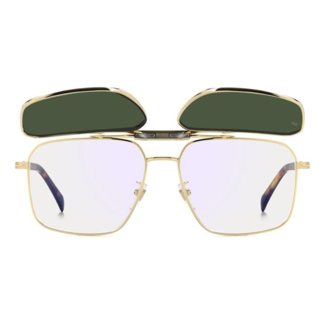 Db 1187/G/C Rectangular Clip-On Sunglasses