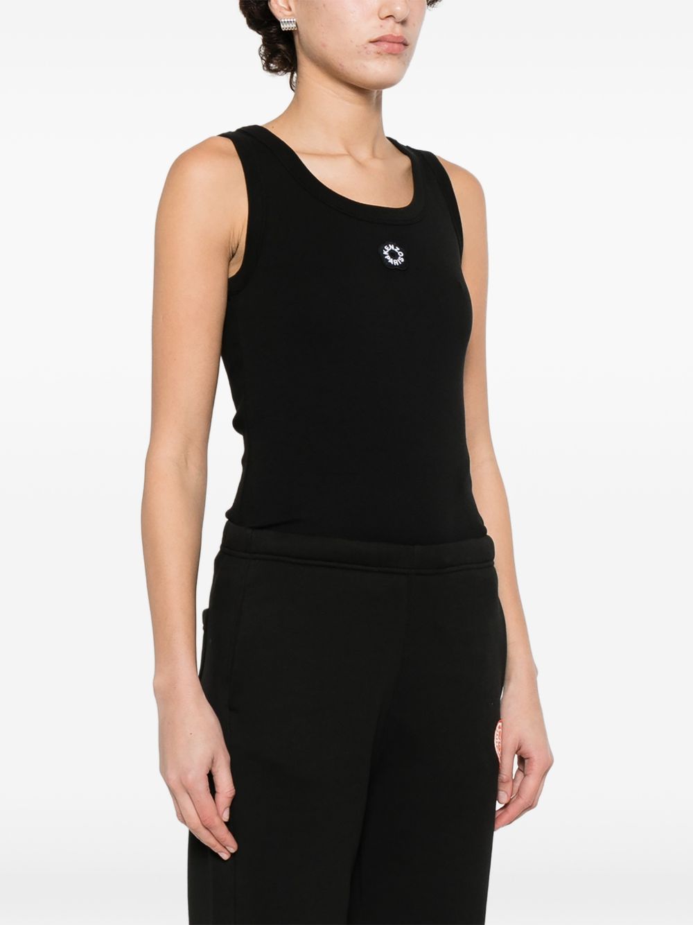 Fitted Black Tank Top