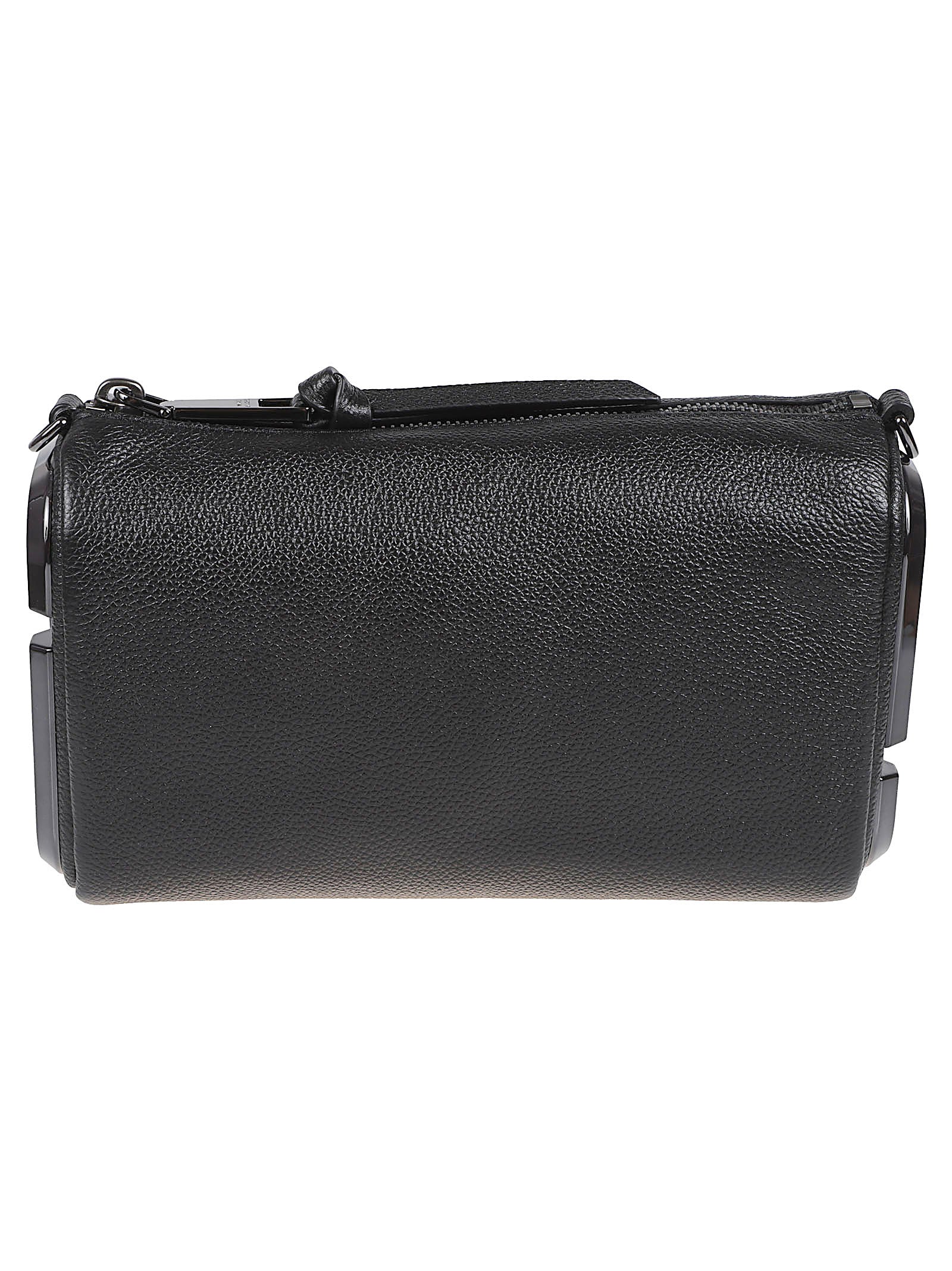 Pebbled Full-Grain Leather Bag with Adjustable Strap
