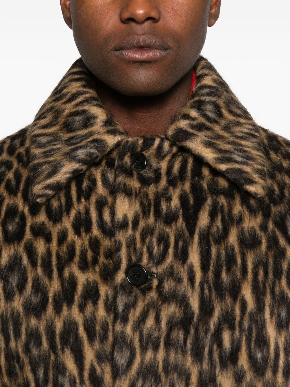 Leopard Print Coat