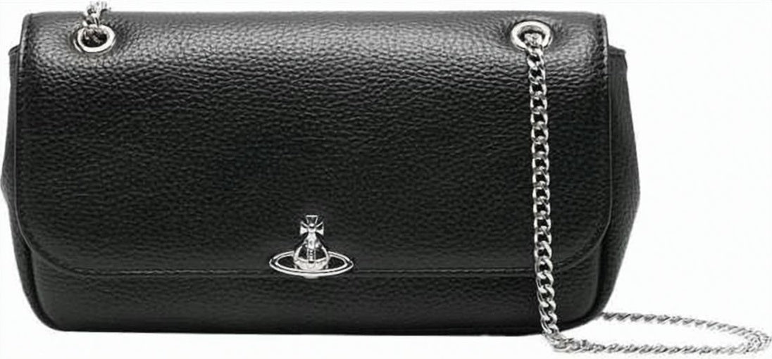 Rectangular Crossbody Bag in Smooth Cowhide Leather