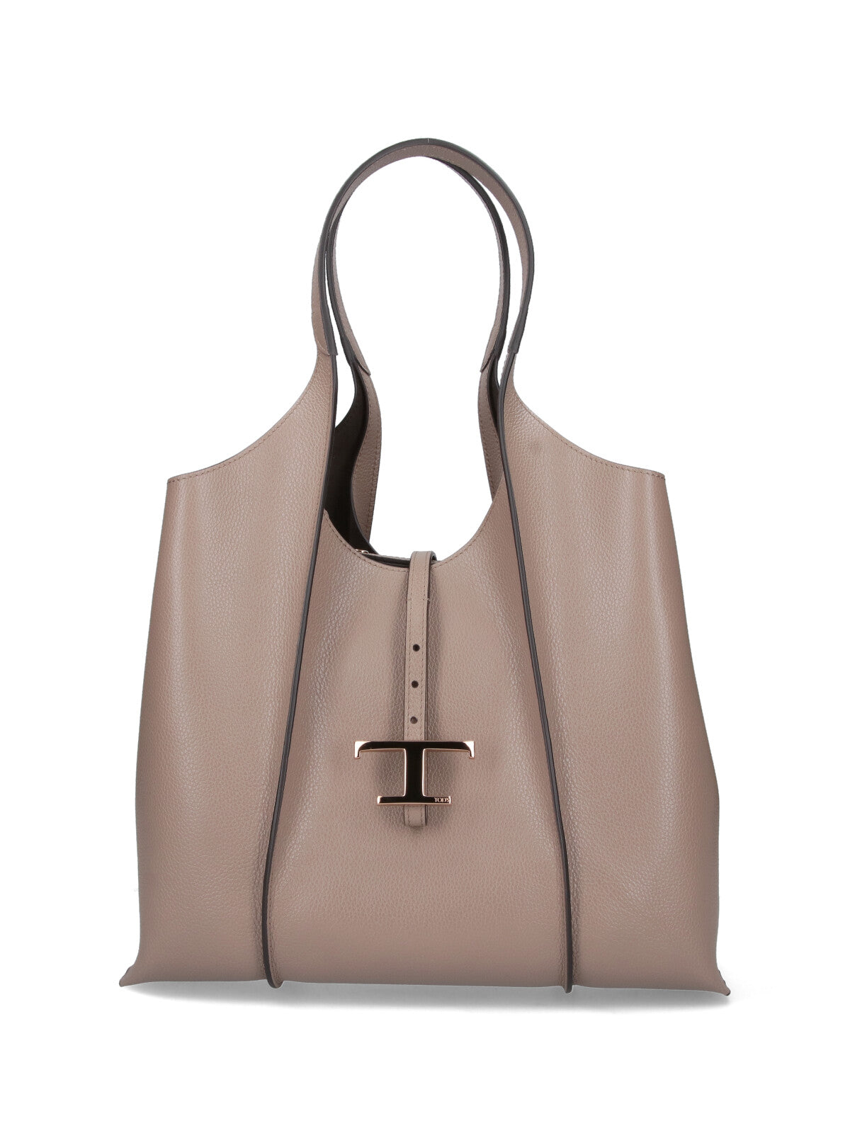 Tote Bag in Taupe Leather