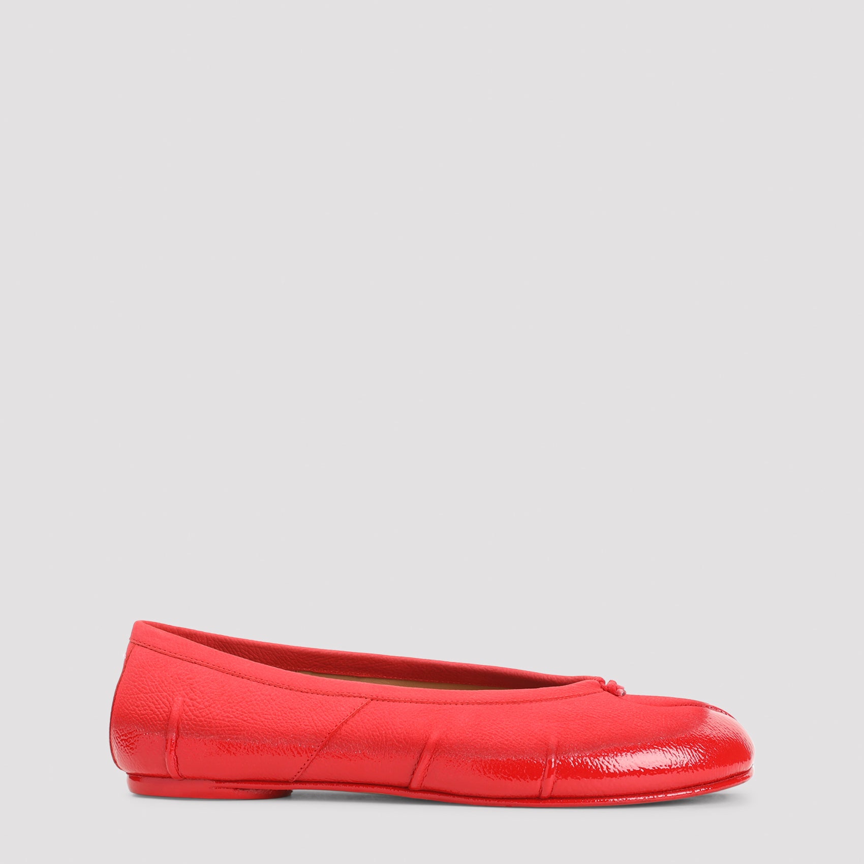 Glossy Red Ballerina Flats