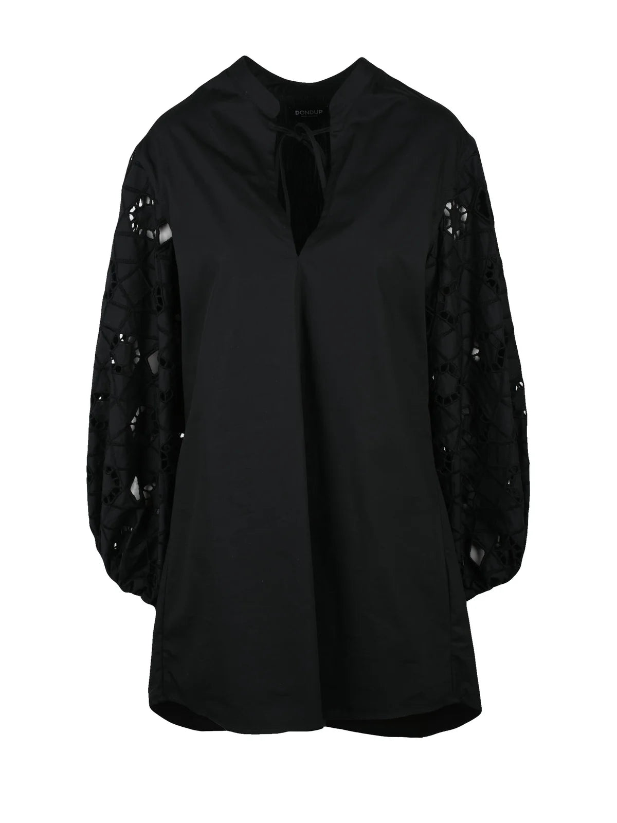 Cotton Tunic Dress - Black