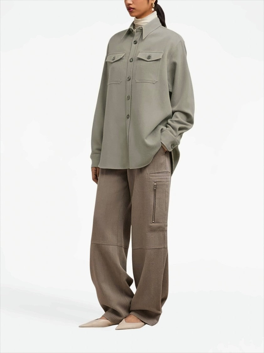 Relaxed Fit Oversized Long Sleeve Shirt