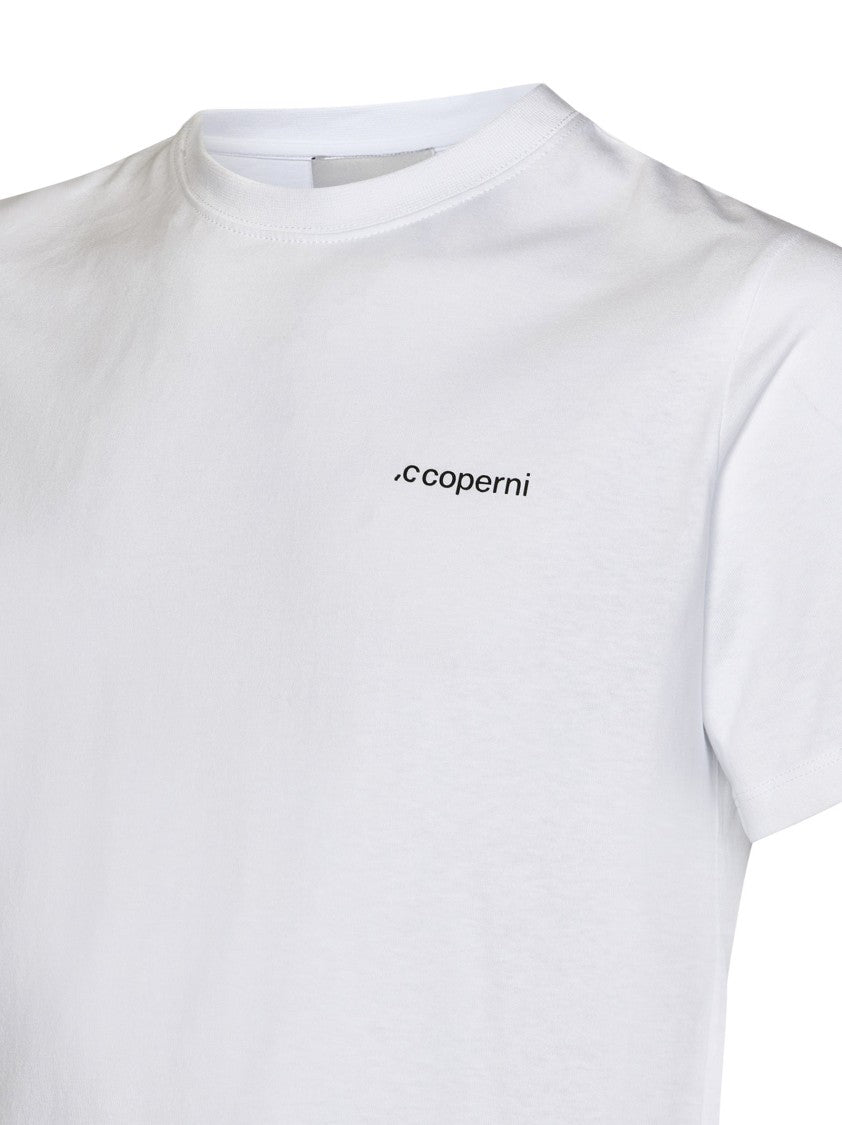 White Cotton Crewneck T-Shirt