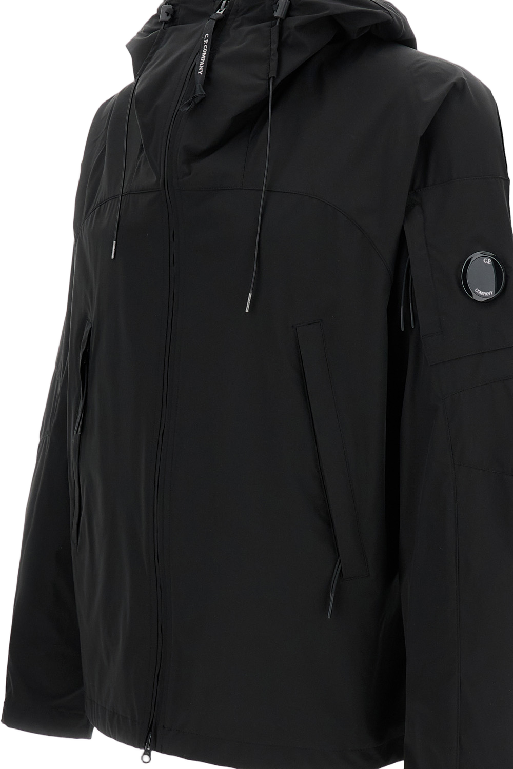 Minimalist Black Jacket with High Collar