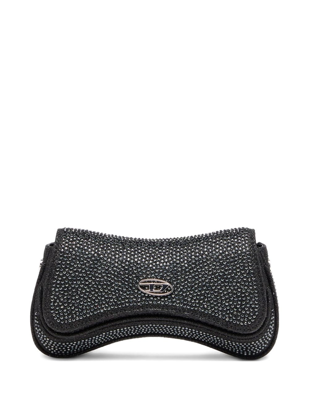 Curved Black Handbag