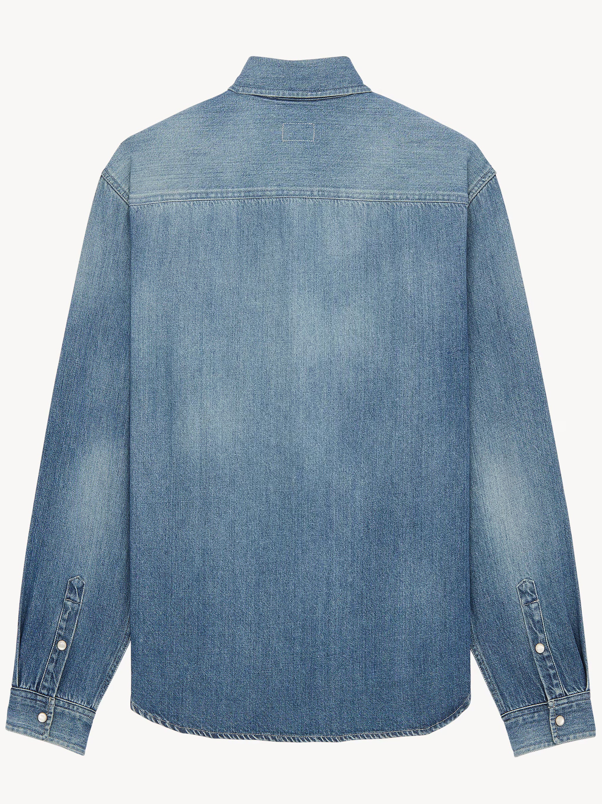 Light Blue Jeans Denim Shirt