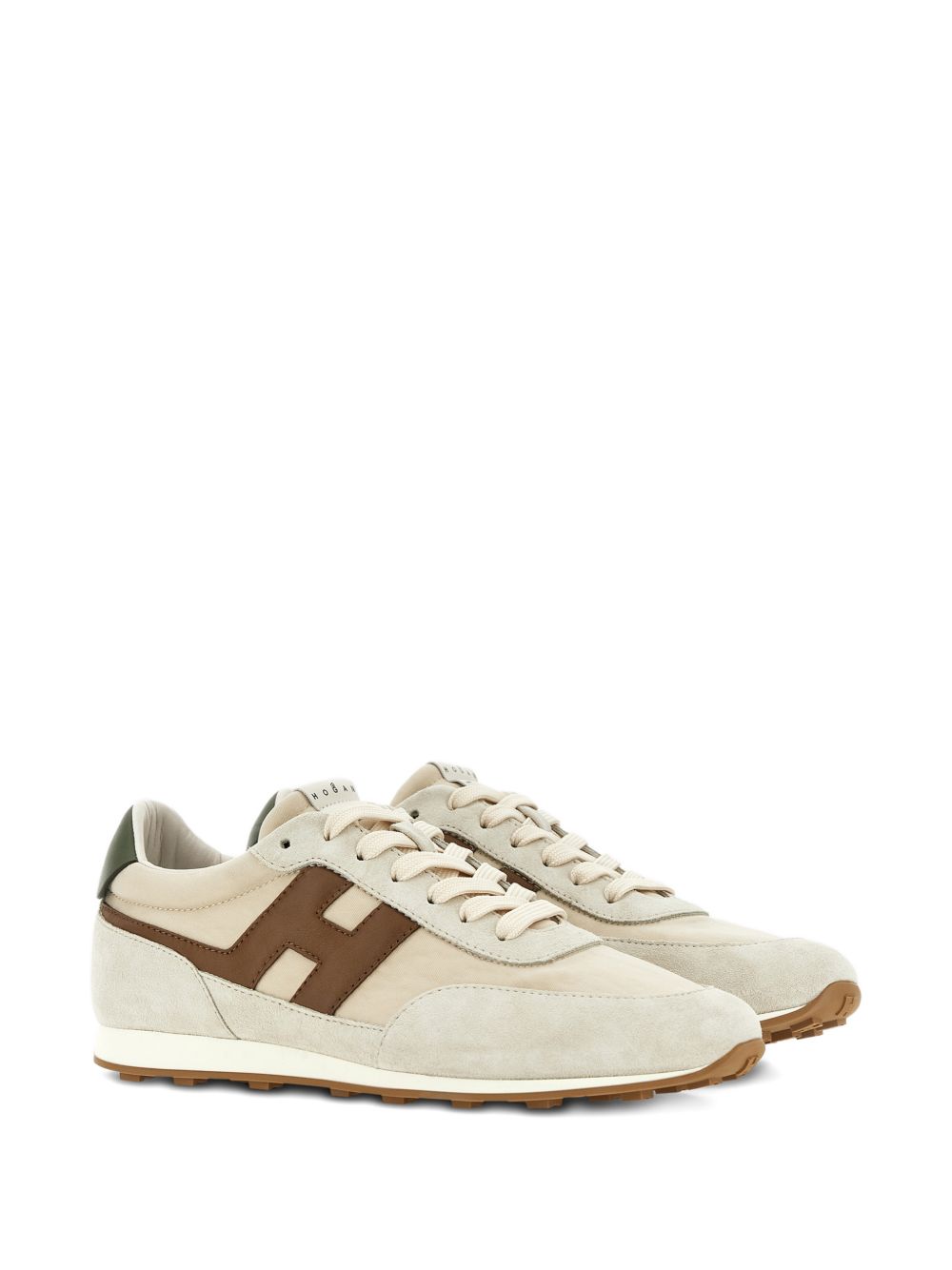 Silk and Nylon Construction Low-Top Sneakers