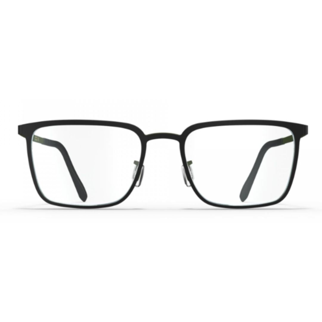 Bf1084 Dover Rectangular Black Eyeglasses with Minimalist Design