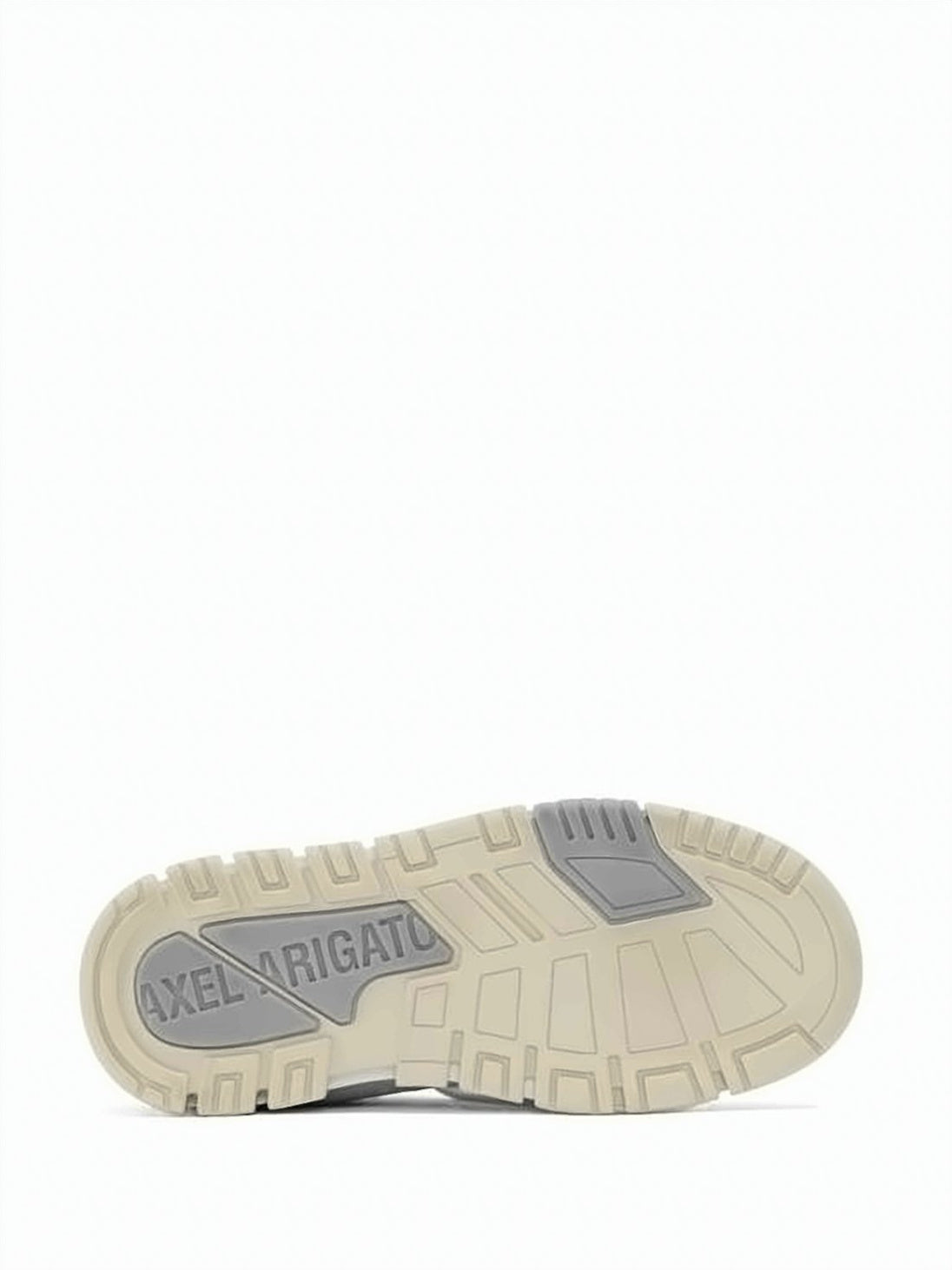 Layered White Leather and Recycled Polyester Sneakers