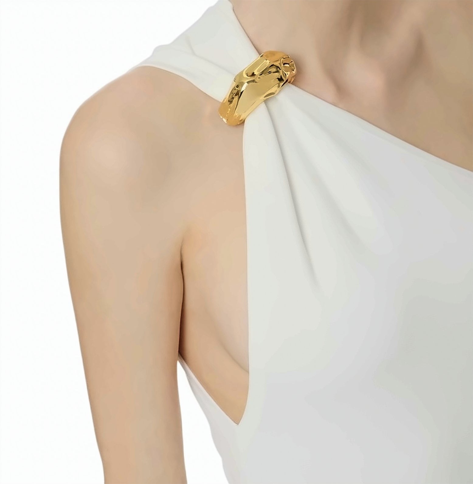 Red Carpet One Shoulder Knit Dress